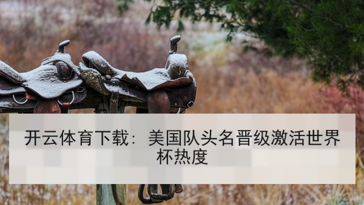 开云体育下载: 美国队头名晋级激活世界杯热度 开云体育下载: 美国队头名晋级激活世界杯热度